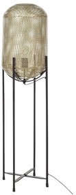 Candeeiro de pé em metal cor de cobre e preto 107 cm KAMINI Beliani