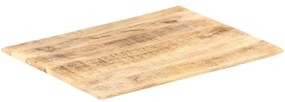 Tampo de mesa madeira de mangueira maciça 15-16 mm 70x60 cm