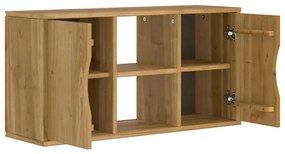 Armário para TV ODDA 79x24x40 cm Madeira maciça de pinho