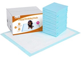 Tapetes de treino para cães com atrativos seguros ajudam a urinar. | FEANDREA | 60 x 60 x 0,1 cm | branco|azul | PTD60B.