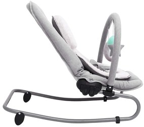 Baloiço de bebé aço cinzento-claro