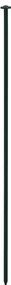 Conj. painéis de vedação arqueados p/ jardim 77,3x26 cm verde