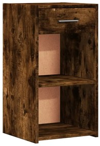Mesas de cabeceira 2 pcs derivados de madeira carvalho fumado