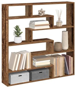 vidaXL Estante parede cúbica 7 compartimentos derivados madeira