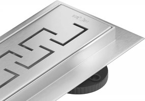 Mexen Flat 360° M15 escoamento linear rotativo 50 cm, inox - 1024050-40