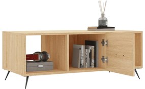 Mesa de centro 102x50x40 derivados de madeira carvalho sonoma