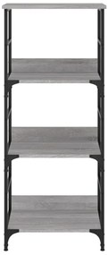Estante 50x33x117,5 cm derivados de madeira cinzento sonoma