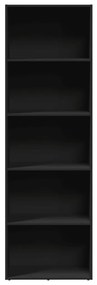 Estante 60x30x189 cm derivados de madeira preto