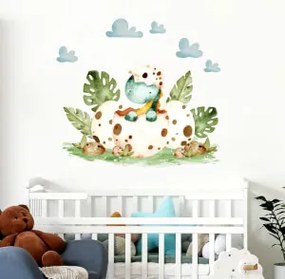 Papel de parede autocolante - Mini dinossauro num ovo