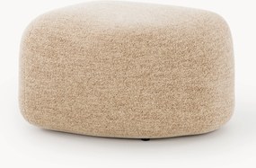 Pufe oval em bouclé Wolke