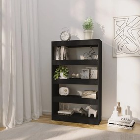Estante/divisória 80x30x135 cm derivados de madeira preto