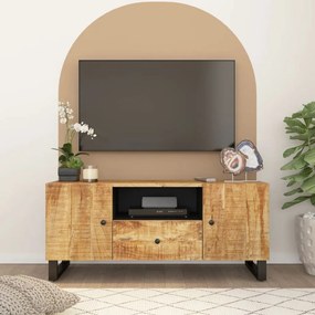 vidaXL Móvel de TV 105x33,5x46 cm mangueira maciça/derivados madeira