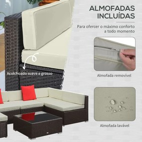 Conjunto Lounge Miami em Vime - Design Natura