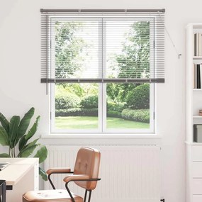 Persiana de Janela com cortinas Outros Manual Prata 80 x 130 cm Alumín