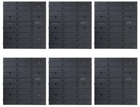 103 pcs kit caixas arrumação c/ painéis parede vermelho e preto