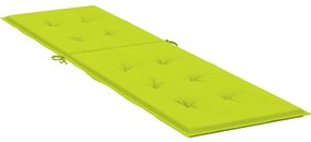 Almofadão cadeira de terraço (75+105)x50x4 cm verde brilhante