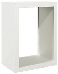 Suporte para lenha 60x40x80 cm aço branco