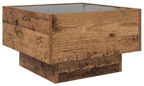 Mesa de centro Madeira antiga 50 x 50 x 30 cm