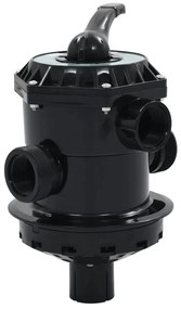 Válvula multiportas para filtro de areia ABS 38 mm 6-vias