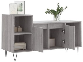 Móvel de TV 100x35x55 cm derivados de madeira cinzento sonoma