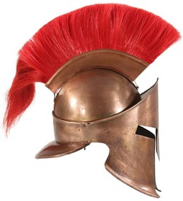 Capacete de soldado grego réplica LARP aço cor cobre