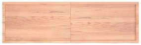 Prateleira de parede 200x60x(2-4) cm carvalho tratado castanho