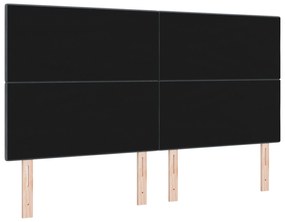 Cabeceira vidaXL Botonê Cinza Escuro 180 cm Veludo