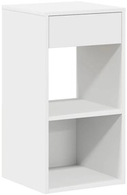 Mesas de cabeceira com gaveta 2 pcs 35x34x66,5 cm branco