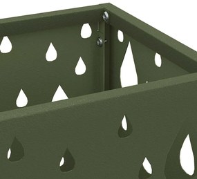 Suporte para Guarda-Chuva Verde-Azeitona Metal Médio