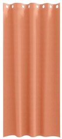 Cortinas com cortinas 2 pcs Terracota 245 x 140 cm Poliéster