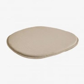 Almofada Para Cadeira De Jardim Zariel Tecido Castanho Areia - Sklum