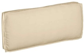 vidaXL Almofada para Palete Bege 120 x 50 x 12 cm em Tecido Oxford