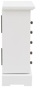 Guarda-joias com espelho MDF 25x13,5x34 cm