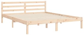 Estrutura de cama King Size com cabeceira madeira maciça