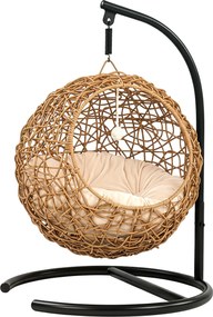 PawHut Cama trançada para gatos, Casa elevada em rattan para gatos com almofada lavável e bola de brincar, Esconderijo interior para gatos | Aosom Portugal