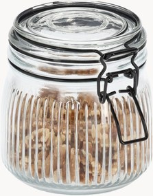 Frascos de arrumação em vidro com fecho de mola Tidy, conjunto de 12