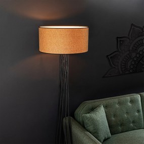 Lâmpada de Pé Tall – Castanha – 50x175x50 cm