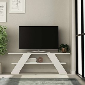 Móvel de TV "Luna" – Branco – 120 x 40 x 33,5 cm – Design Moderno