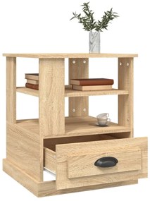 Mesa de apoio 50x50x60 cm derivados de madeira carvalho sonoma