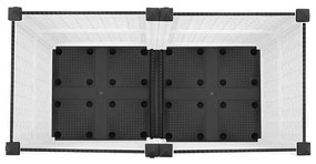 Canteiro elevado 80x40x38 cm polipropileno