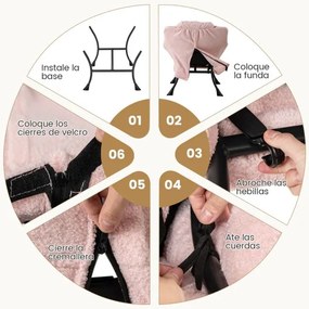 Poltrona com pufe moderna com apoio de pés rebatível Apoio de cabeça rebatível Almofada de apoio de braços Cadeira estofada para sala de estar Quarto