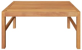 2 pcs conj. lounge de jardim c/ almofadões cinza-escuro teca