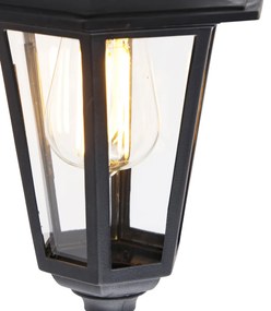 Candeeiro de parede inteligente para exterior preto IP44 incl. WiFi ST64 - New Haven