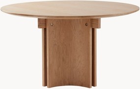 Mesa de jantar redonda em madeira de carvalho Kungsholmen, Ø 130 cm