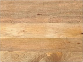 vidaXL Tampo de mesa retangular 90x50x2,5 cm mangueira maciça