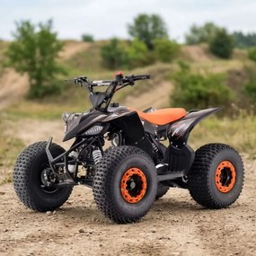 Moto 4 Crianças + 8 anos 125cc - Beneo Predator Até 55 Km/h com Limitador Laranja