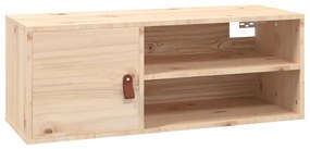 Armários de parede 2 pcs 80x30x30 cm madeira de pinho maciça