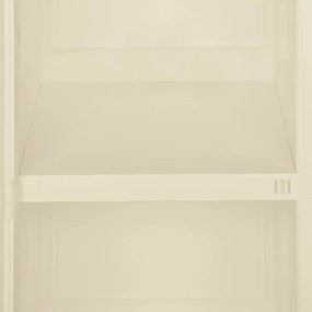 Armário de plástico 40x43x85,5 cm design de madeira branco nata