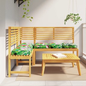 vidaXL almofadas para pallet para assento 6 peças selva tropical 40x40x8 cm tecido Oxford