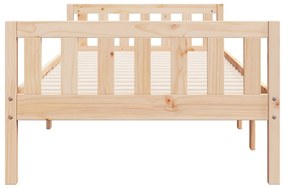 Cama de criança sem colchão 90x200 cm madeira de pinho maciça